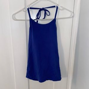 Periwinkle halter top